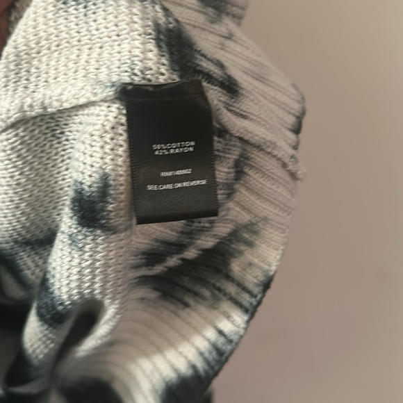 Torrid Tie-Dye White and Blue Knit Sweater (2X) - Picture 5 of 6